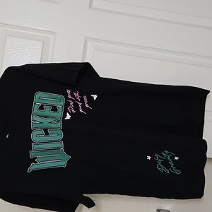 Wicked Black Short Sleeve Tee Size L Nwt